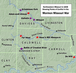 Battles in and around Caldwell County. (Wikipedia/John Hamer)